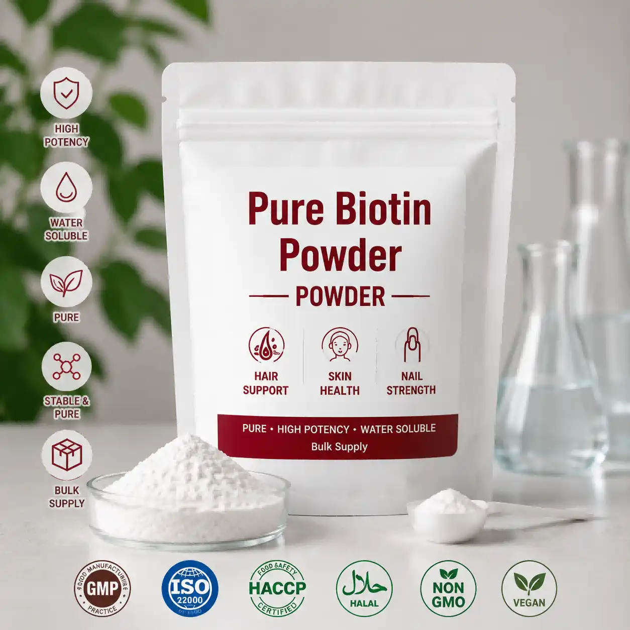Biotin Powder: The Secret Behind Naturally Thick and Healthy Hair